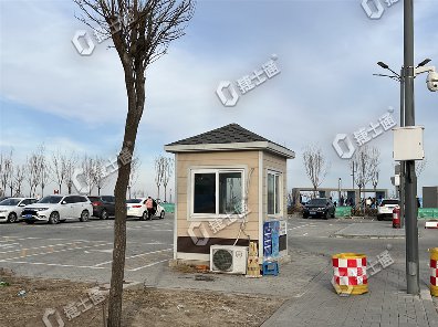天津东疆青海公园金属雕花板岗亭